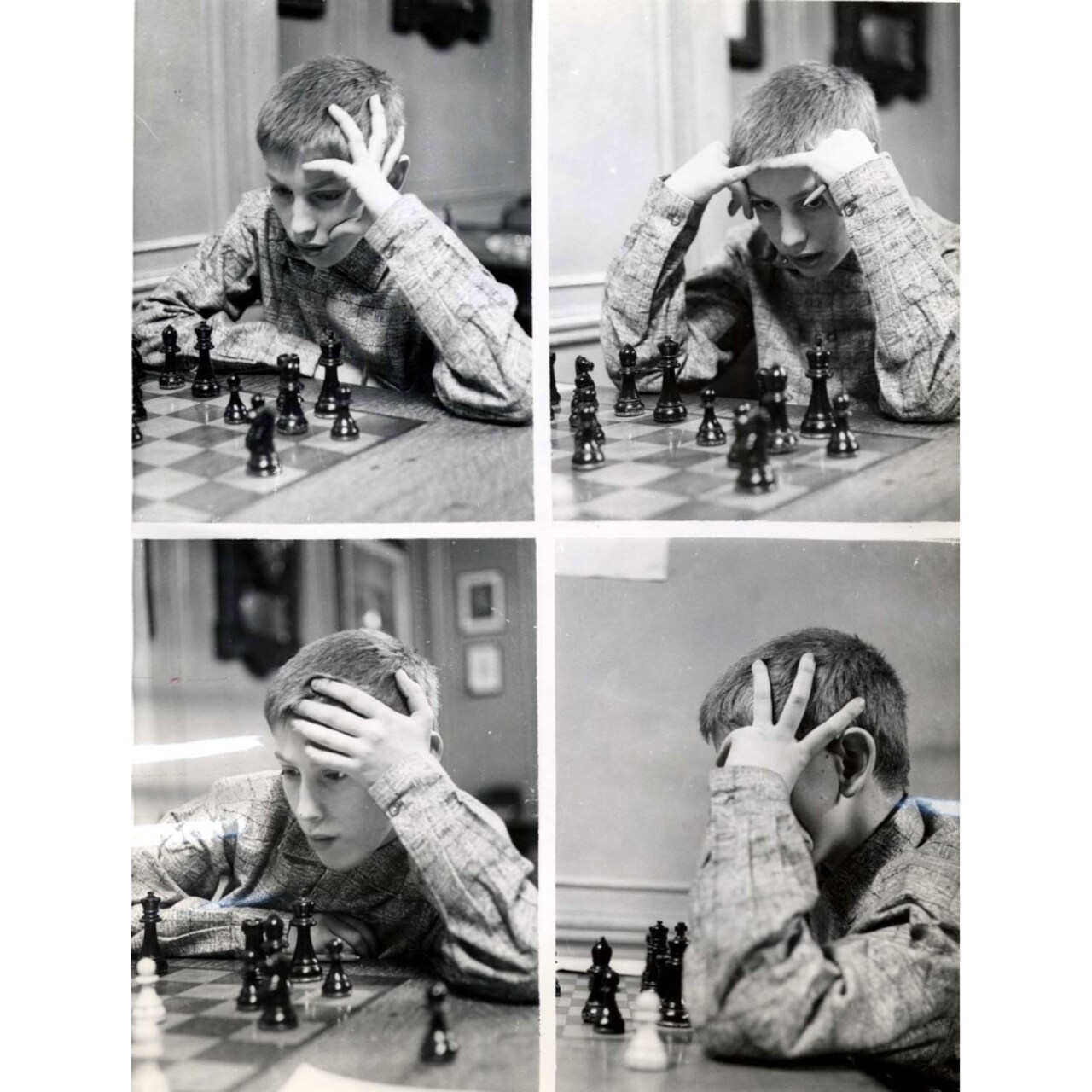 Bobby Fischer-Competing In A Chess Tournament In Brooklyn History